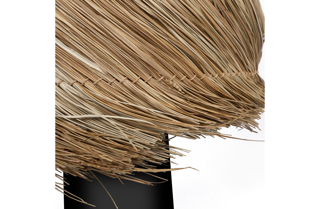 The Pandan Table Lamp - Black Natural