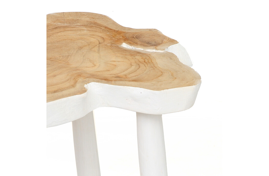 The Organic Side Table - Natural White
