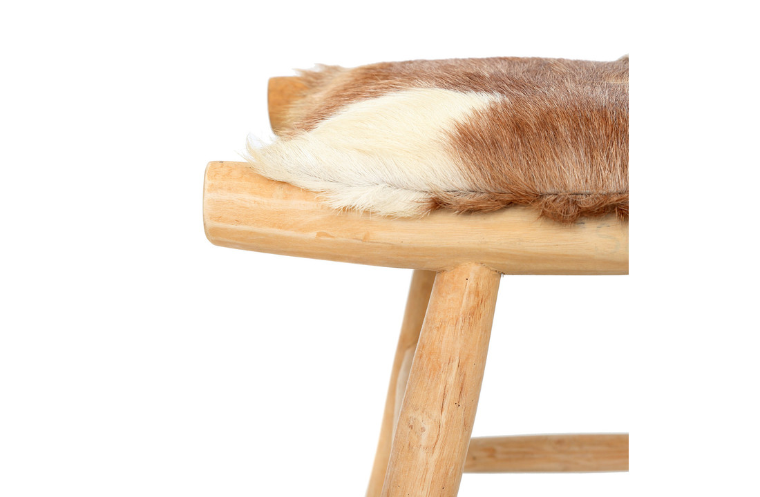 The Island Comfy Stool - Natural Brown