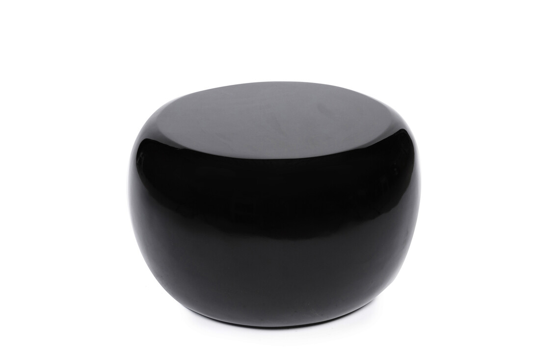 The High Gloss Side table - Black