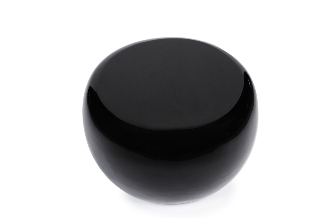 The High Gloss Side table - Black