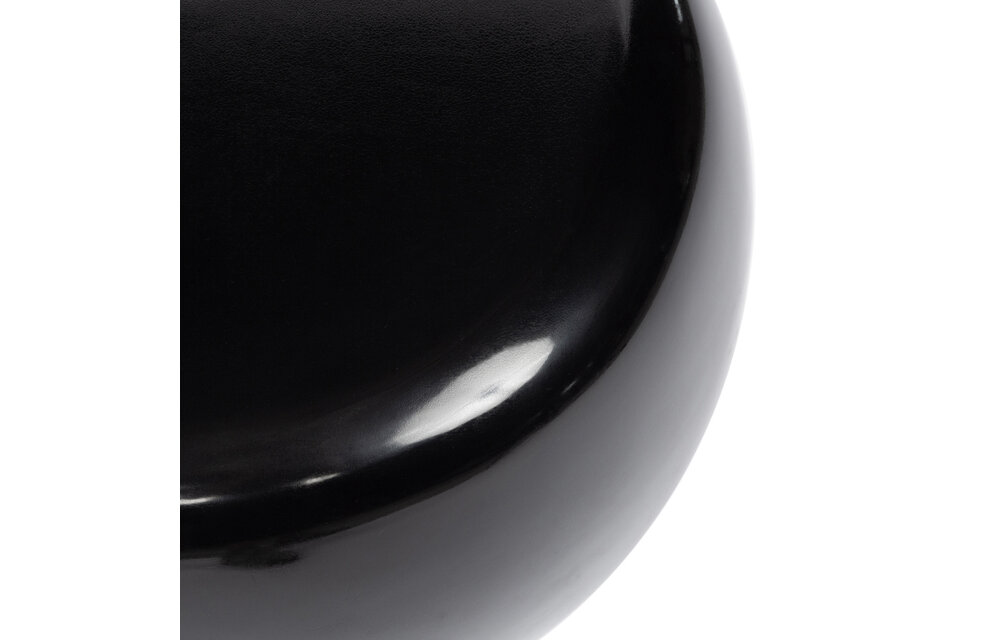 The High Gloss Side table - Black