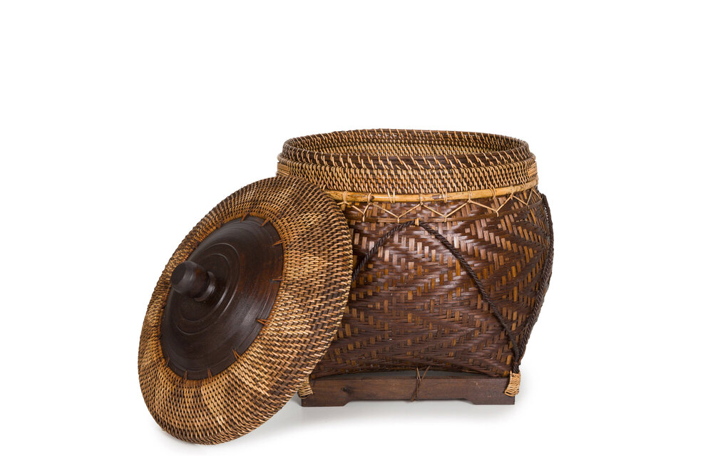 The Colonial Basket - Natural Brown