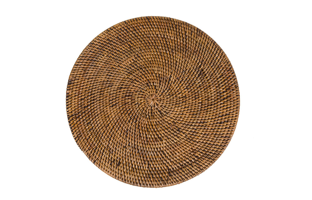 The Colonial Placemat - Natural Brown