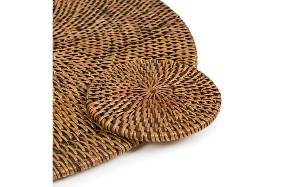 The Colonial Placemat - Natural Brown