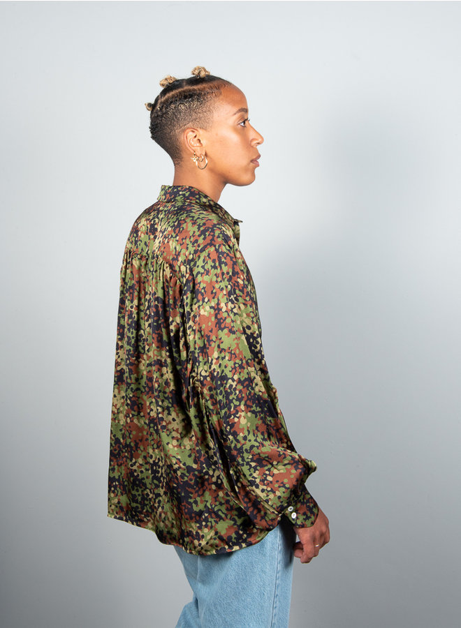 Flock blouse camouflage