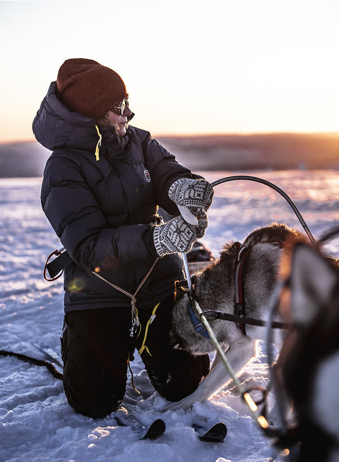 Nordic mittens grijs women + men