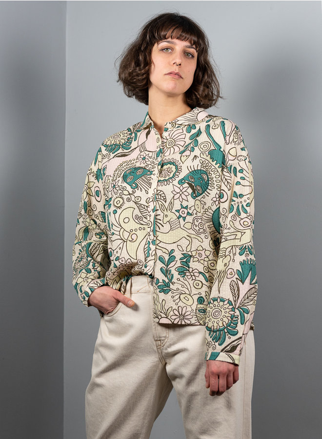Marianne blouse print