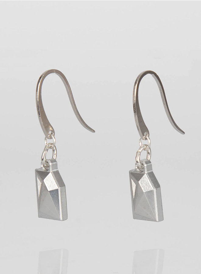 Diamong hang earrings