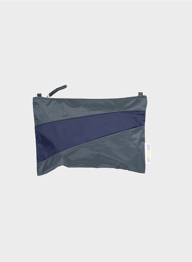 New pouch M go/ navy