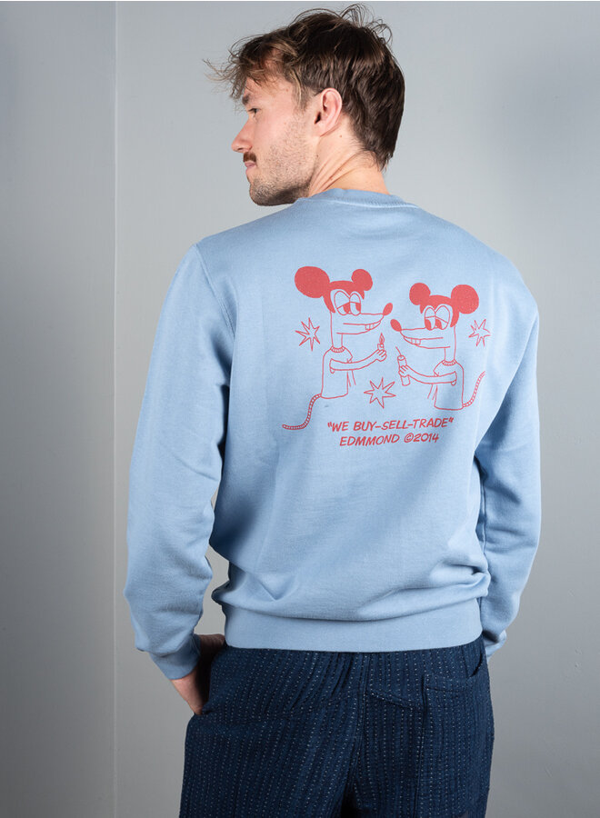 Global sweater l.blue