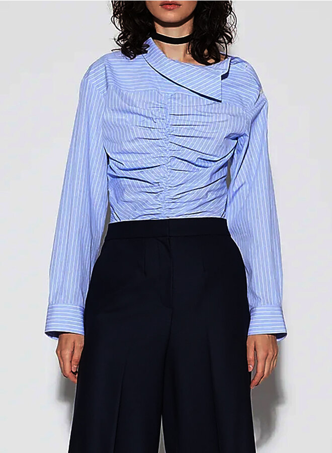 Minerva blouse blauw