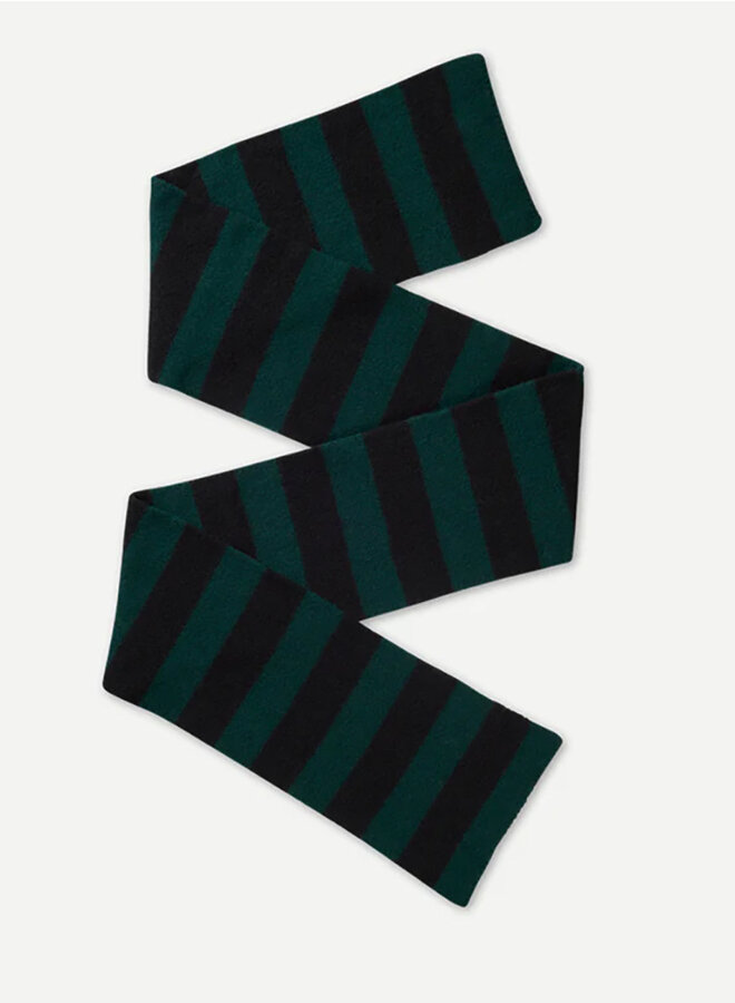 Brushed stripe green & black