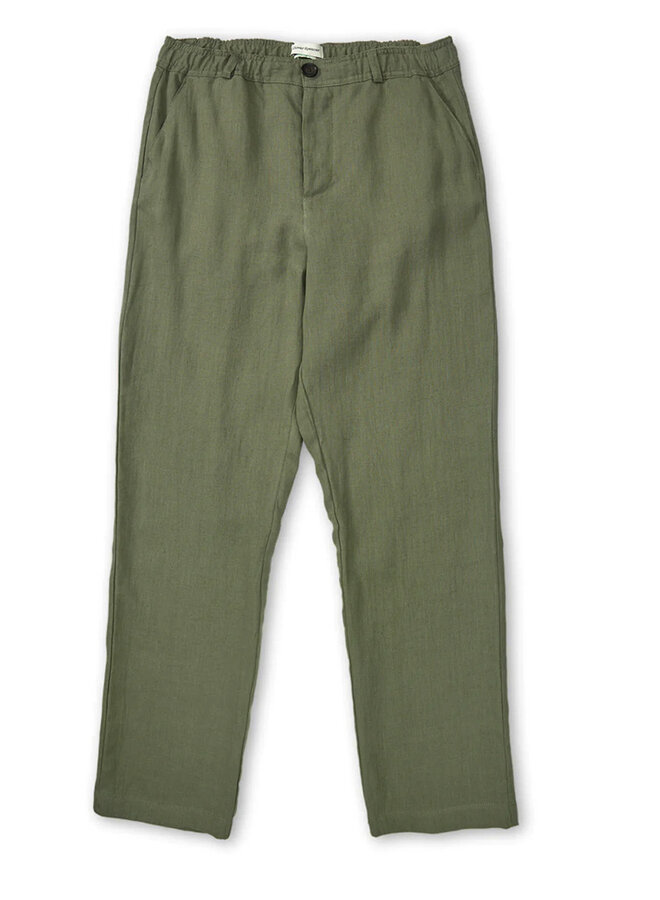 Drawstring broek green