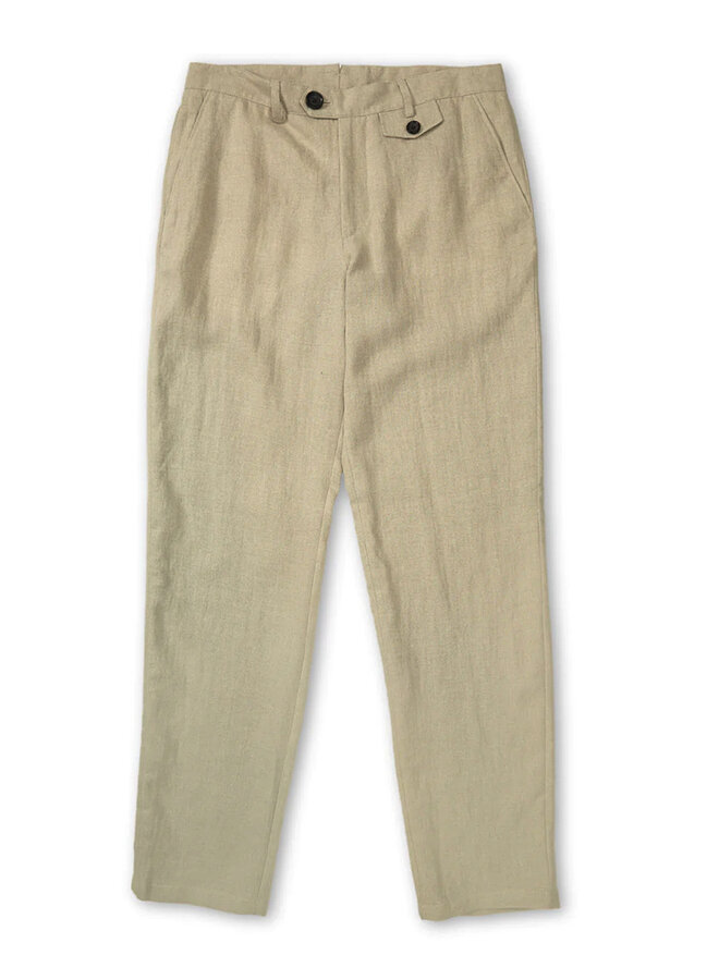 Fishtail broek sand