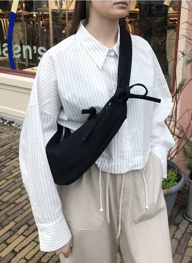 Banana bag XL zwart