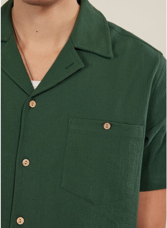 Cuban shirt groen