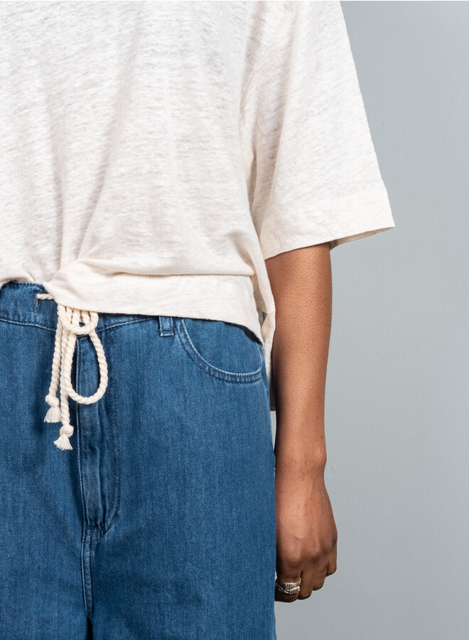 Super oversized jeans blauw