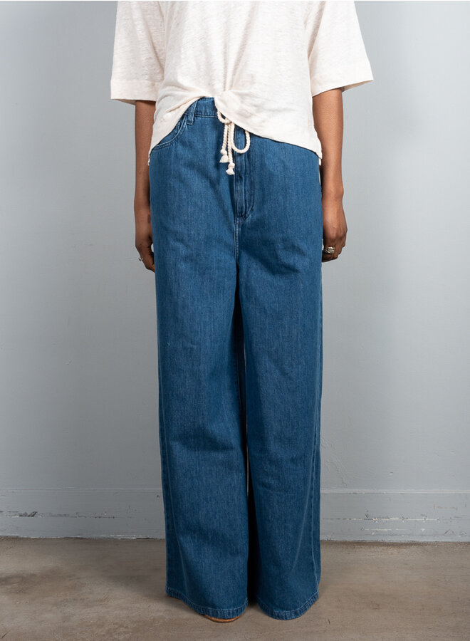 Super oversized jeans blauw