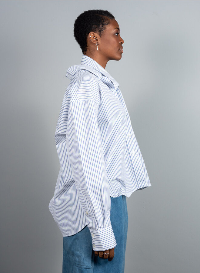 Double collar shirt streep