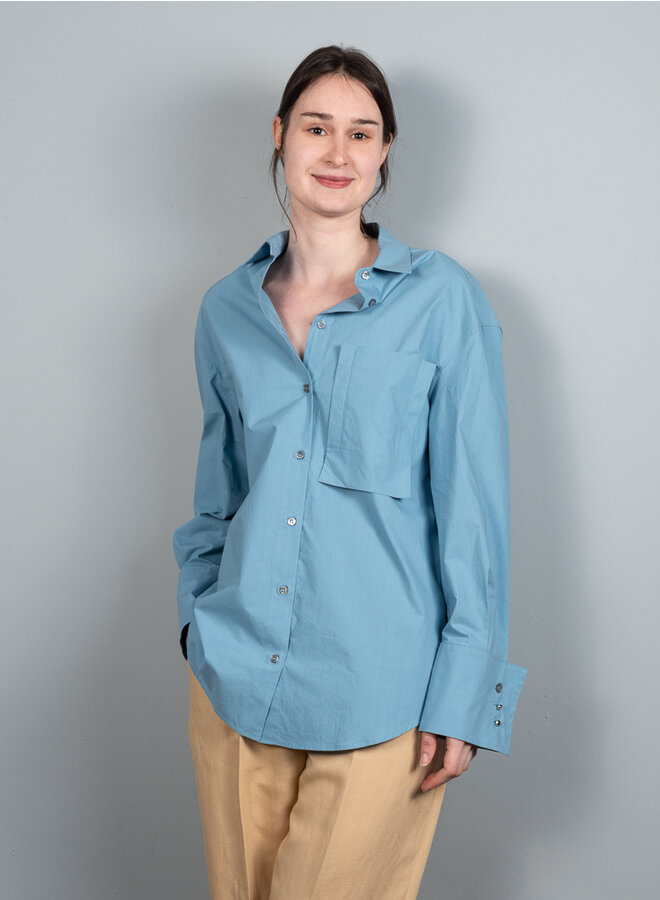 Play blouse blauw