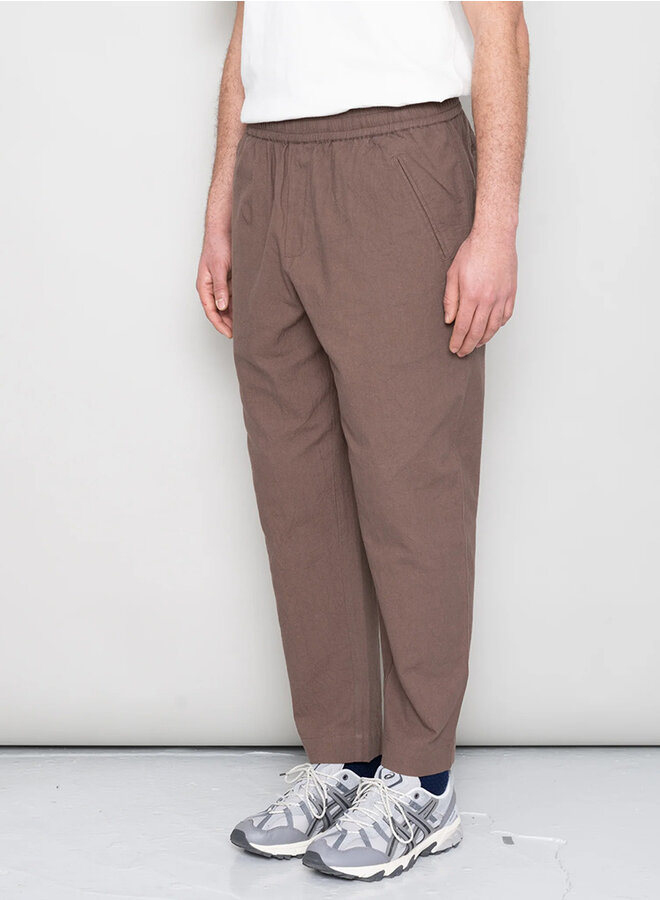 Drawcord pant bruin