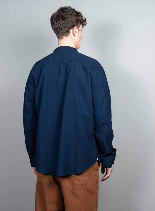 Prism overshirt indigo