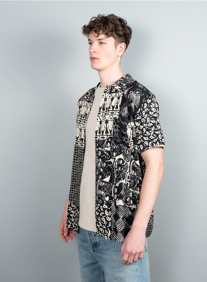 Malick shirt black multi