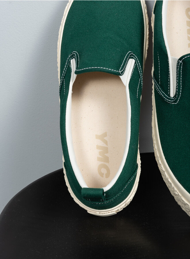 Slip on sneaker black & green