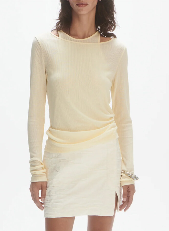 Rib boat top cream
