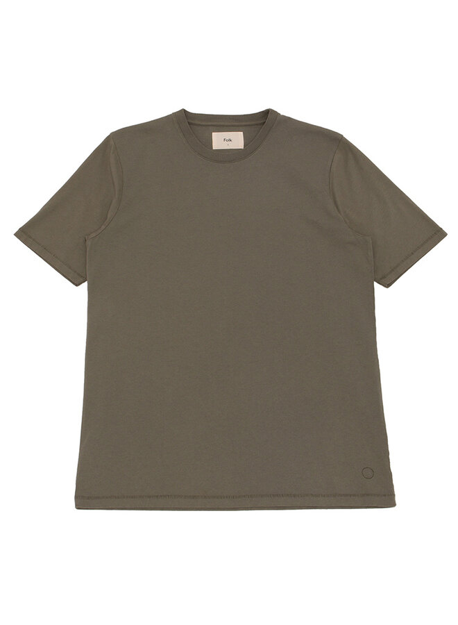 Contrast tee sage