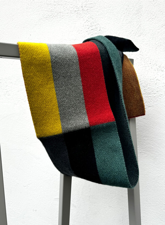 Brushed six color scarf