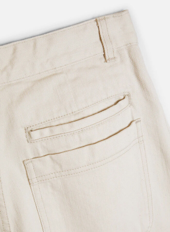 Replacement jean ecru & zwart