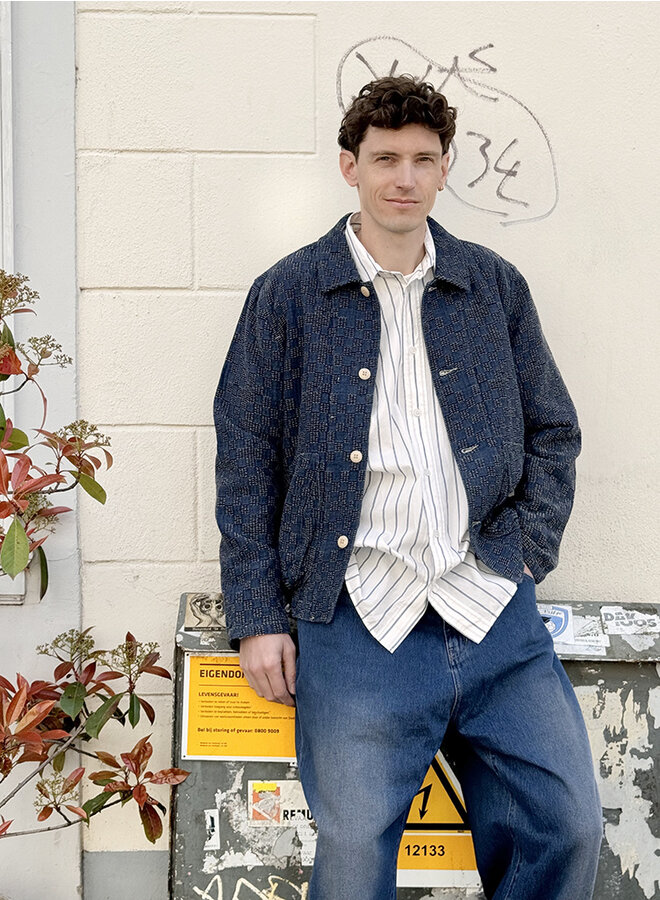 Prism jacket indigo