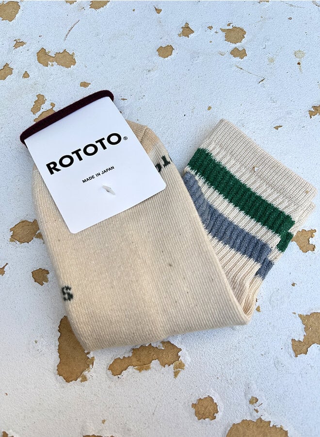 R1591 ecru groen/bl