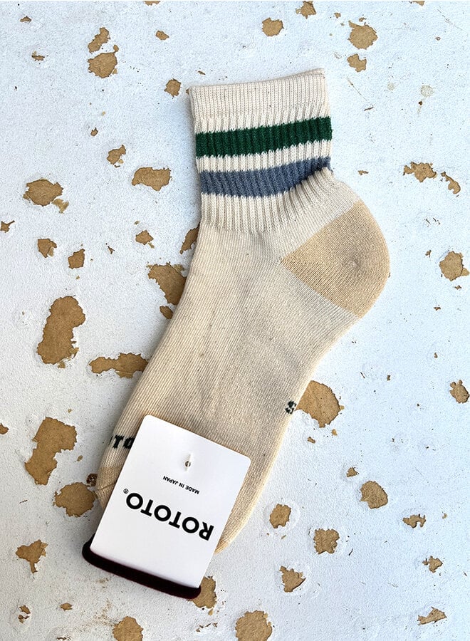 R1591 ecru groen/bl
