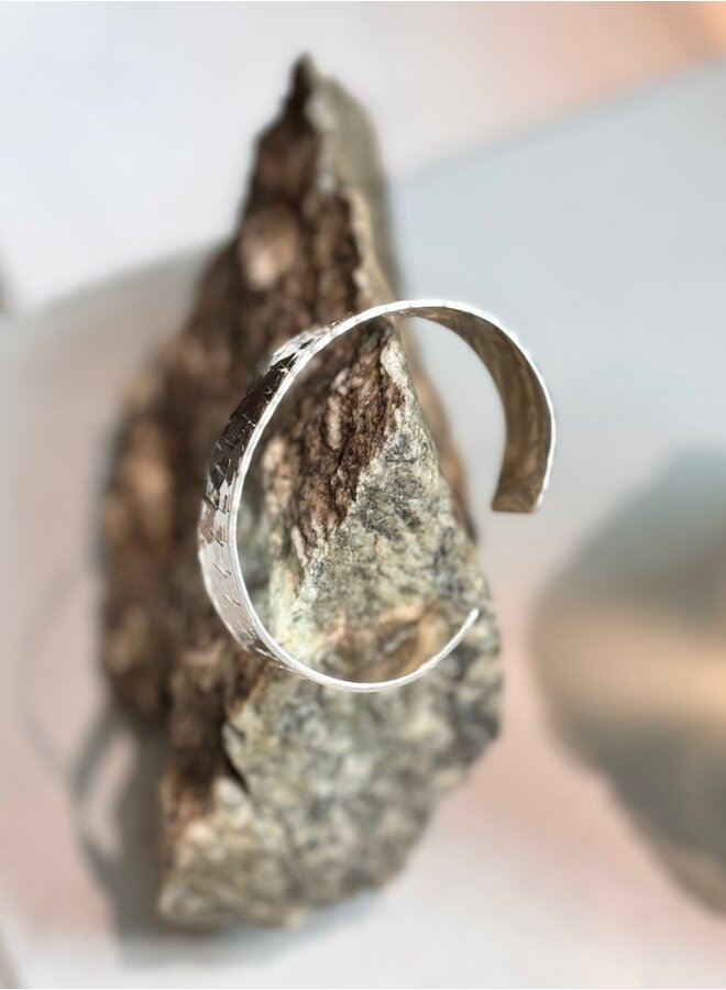 Gray Pat-S bracelet silver