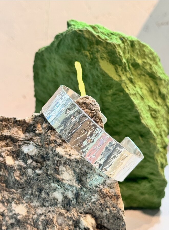 Gray Pat-S bracelet silver