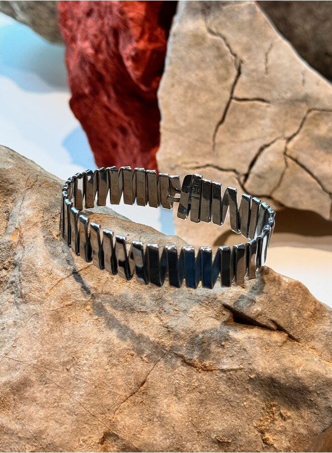 Cray Weave-S armband inox