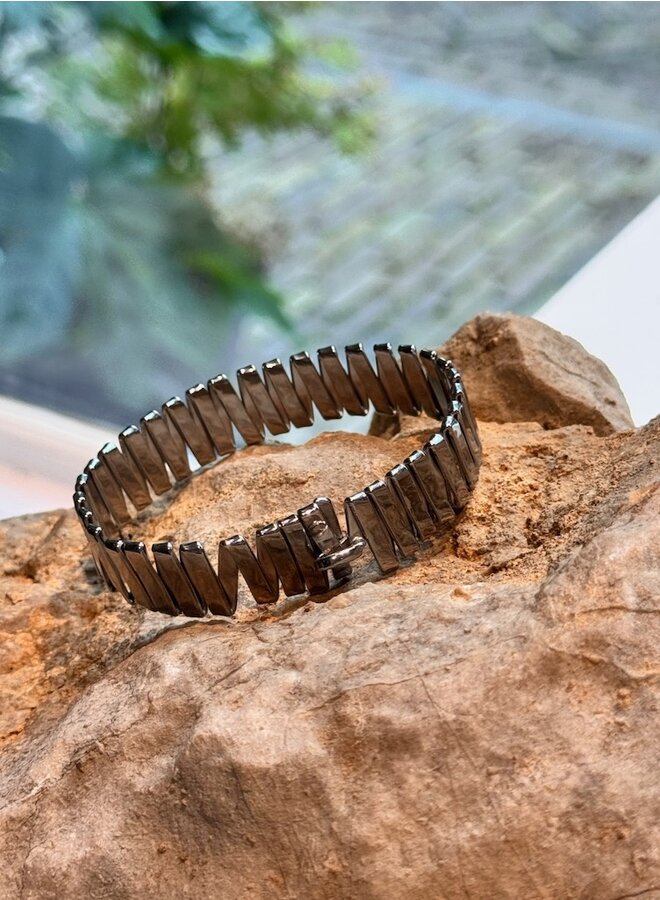 Cray Weave-S armband inox