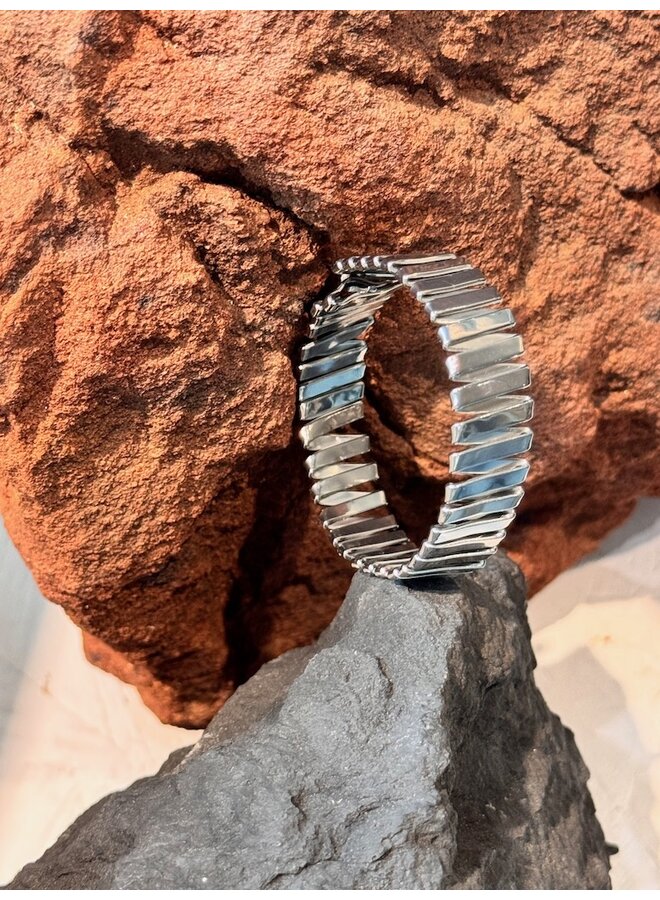 Cray Weave-S armband inox