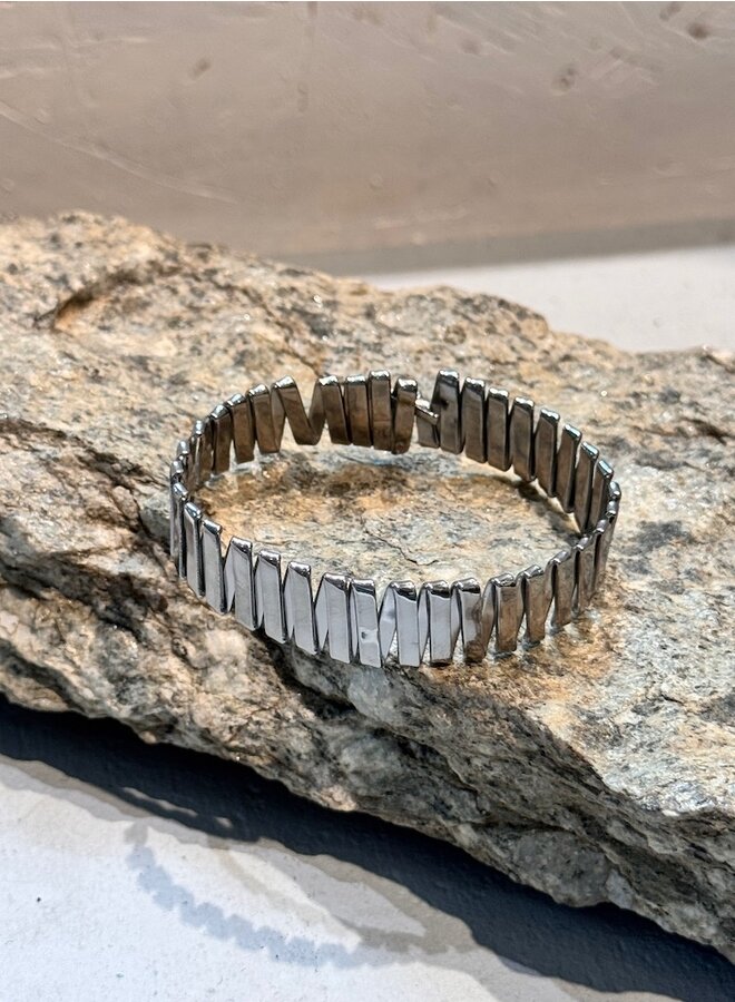 Cray Weave-S armband inox