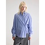 Gillian blue stripe blouse