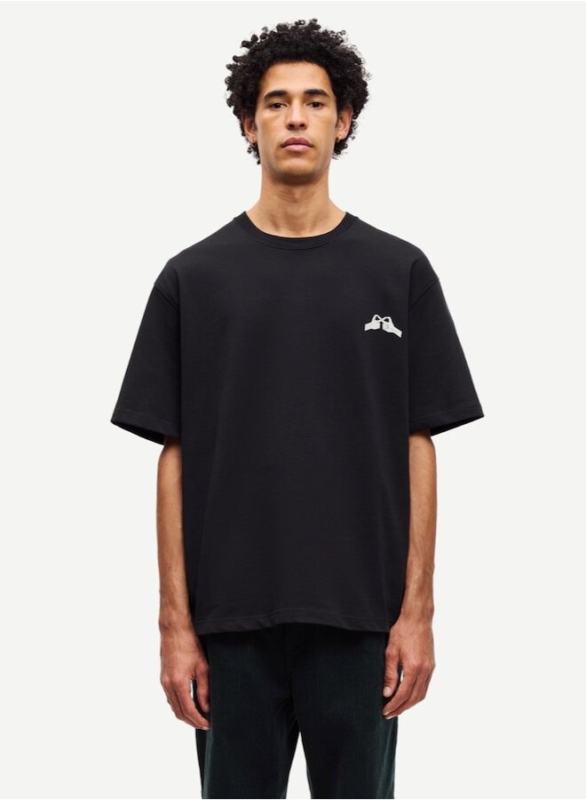 Saflorian tee connect zwart