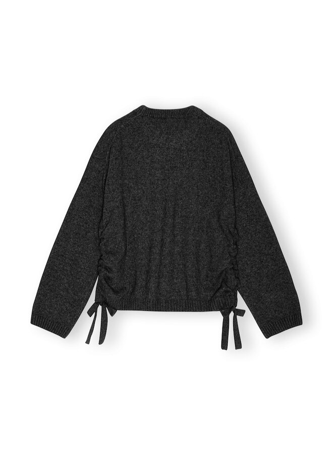 Future woolmix trui grijs