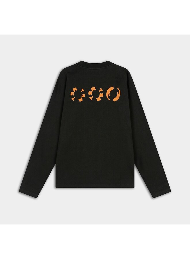 TSR swirl ls charcoal t-shirt