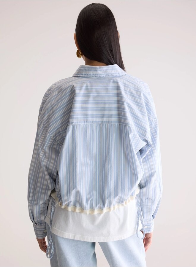 Glow stripe blouse