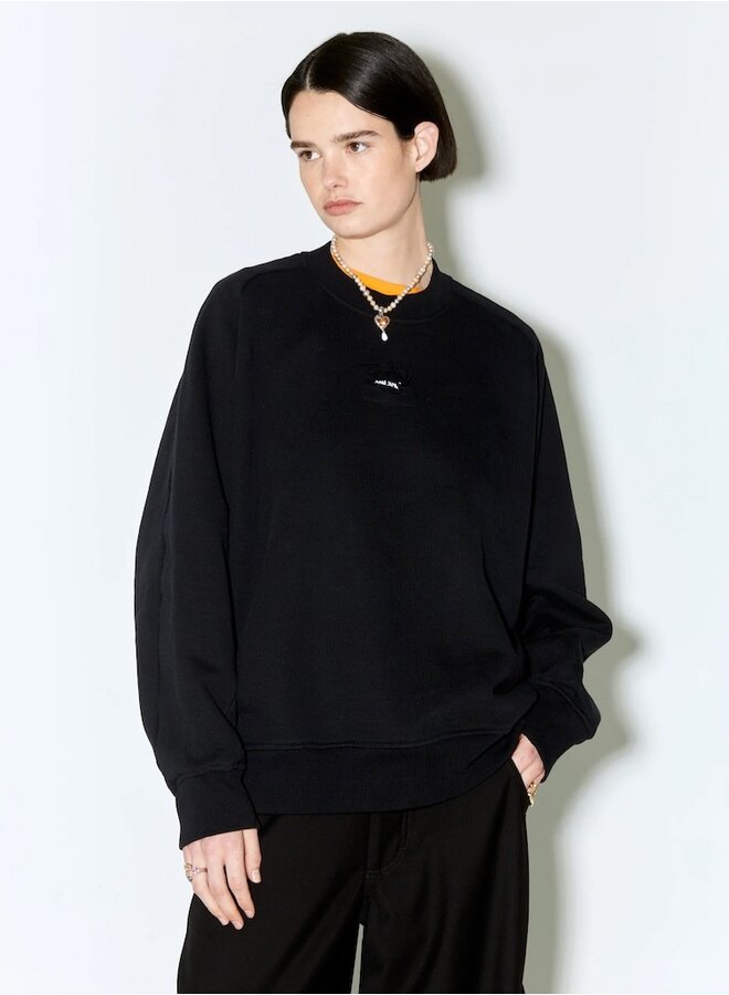Sash sweater zwart