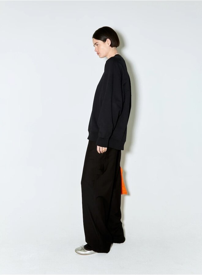 Sash sweater zwart