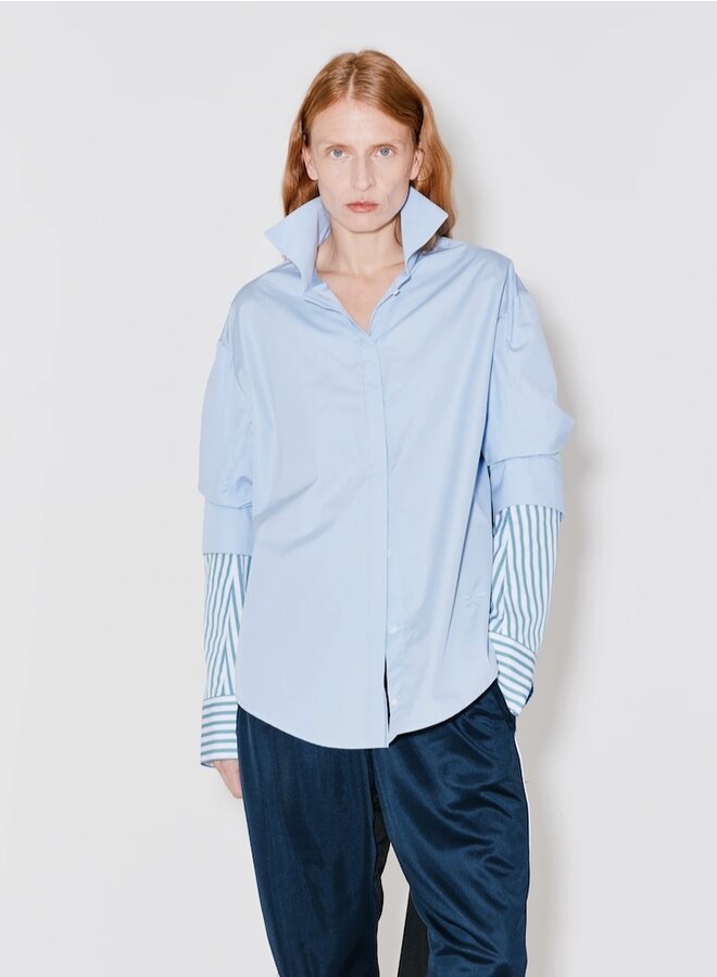 Cosmo shirt gr/bl